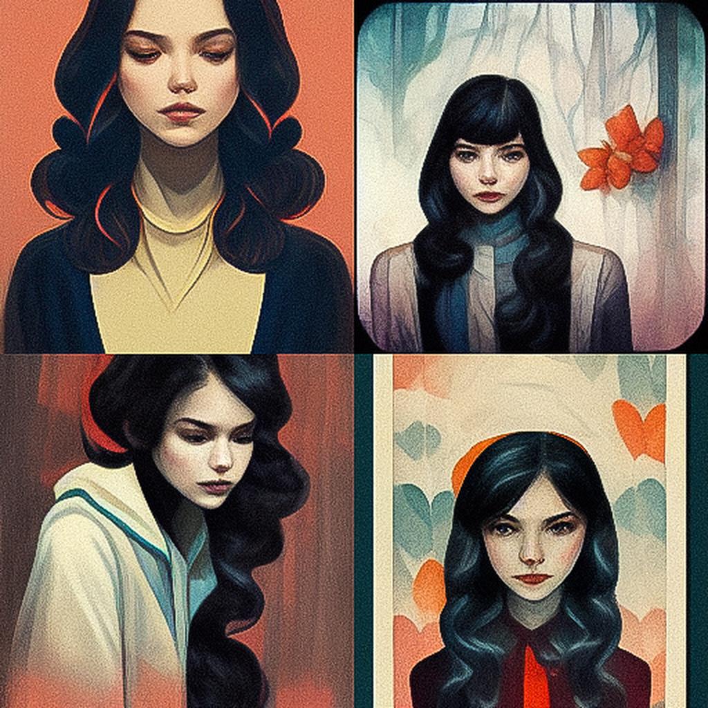 Kelly Vivanco style, Midjourney V3, render 1 of 4