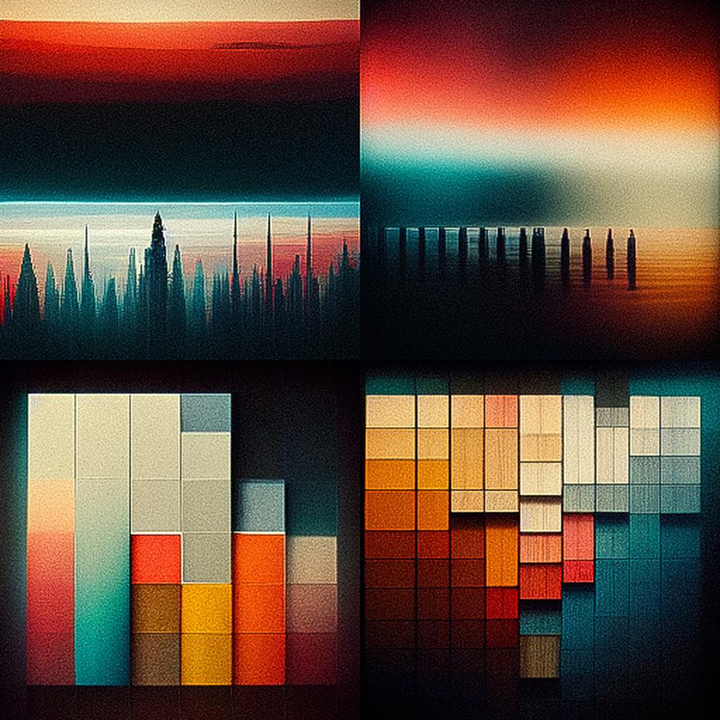 Knolling style, Midjourney V3, render 1 of 4