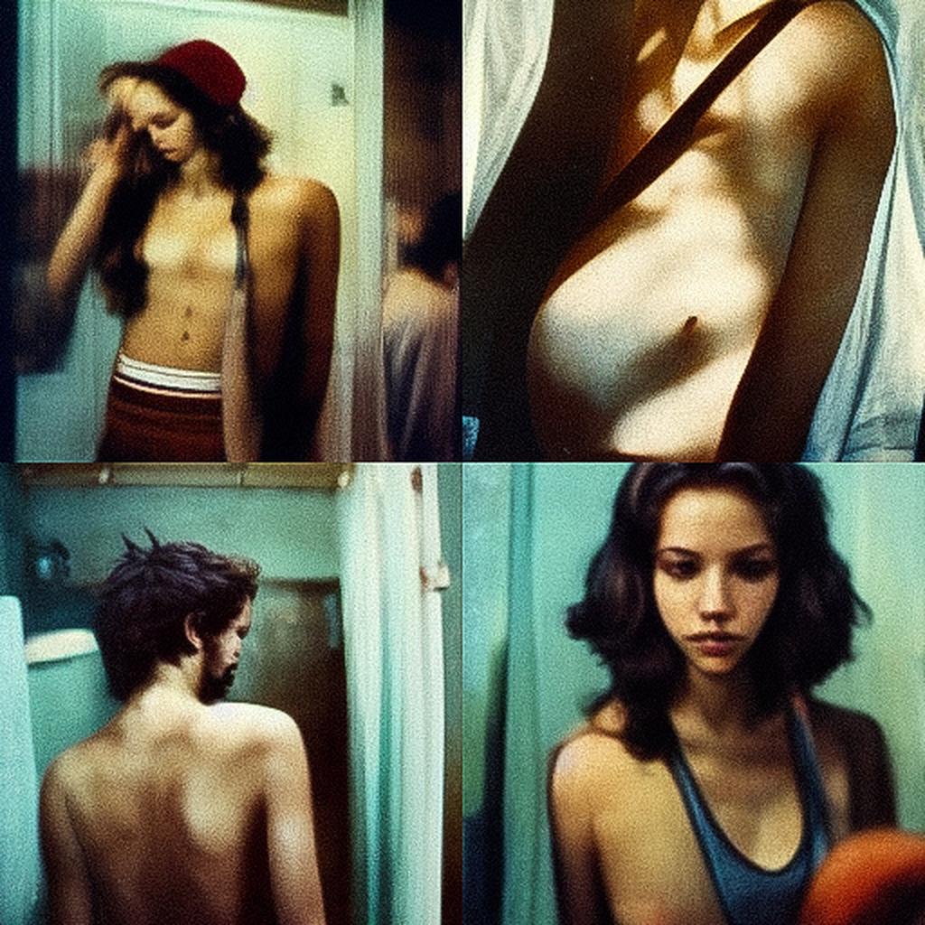 Larry Clark style, Midjourney V3, render 1 of 4