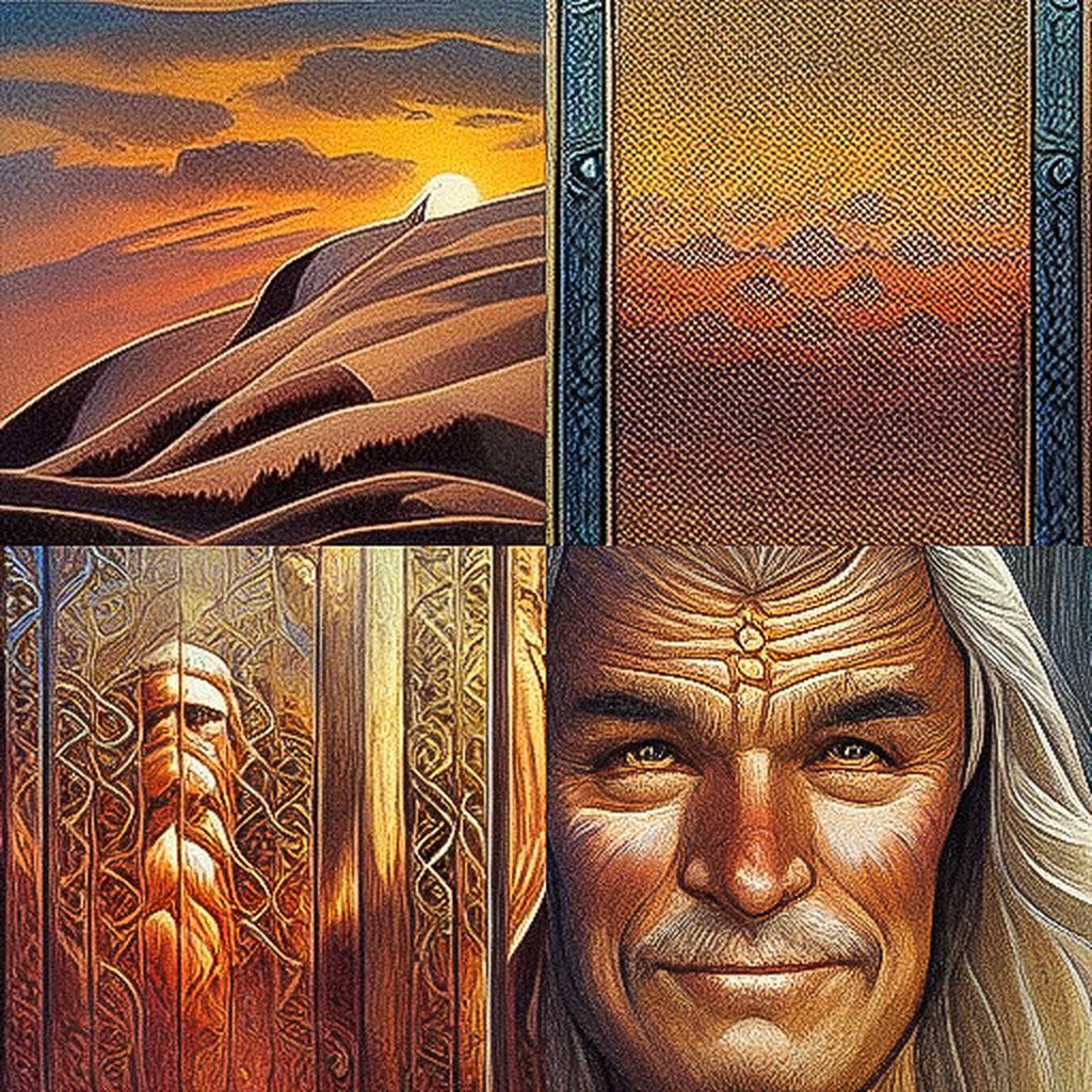 Larry Elmore style, Midjourney V3, render 1 of 4