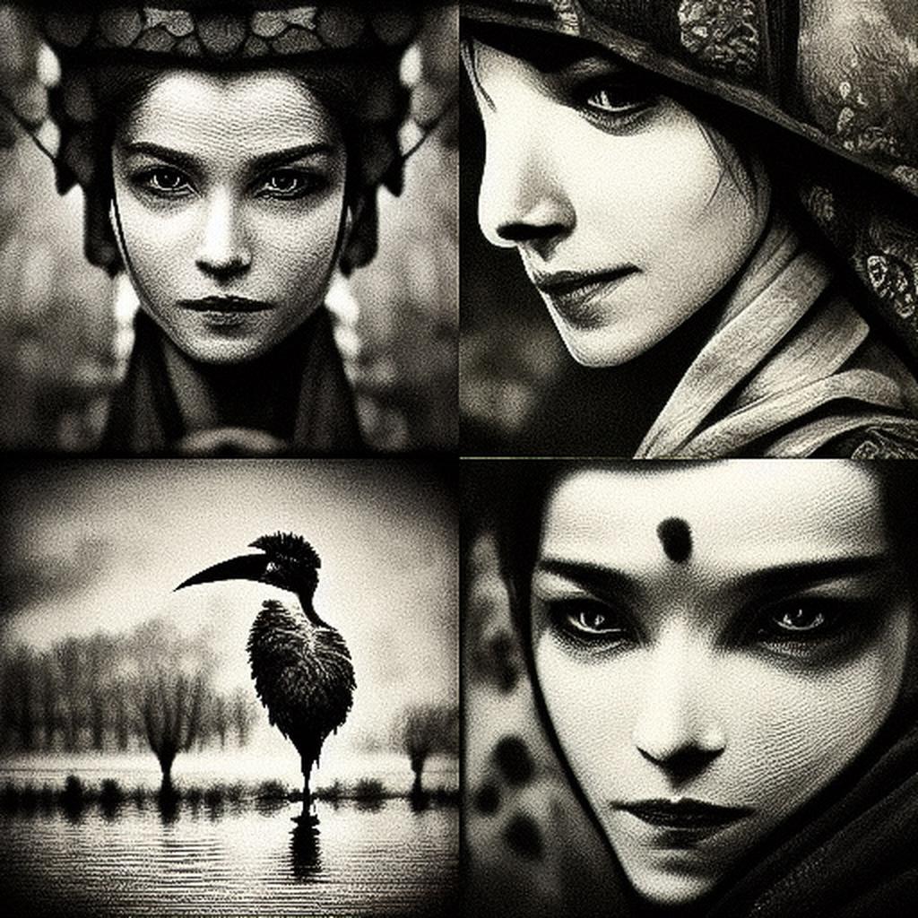 Laurent Baheux style, Midjourney V3, render 1 of 4