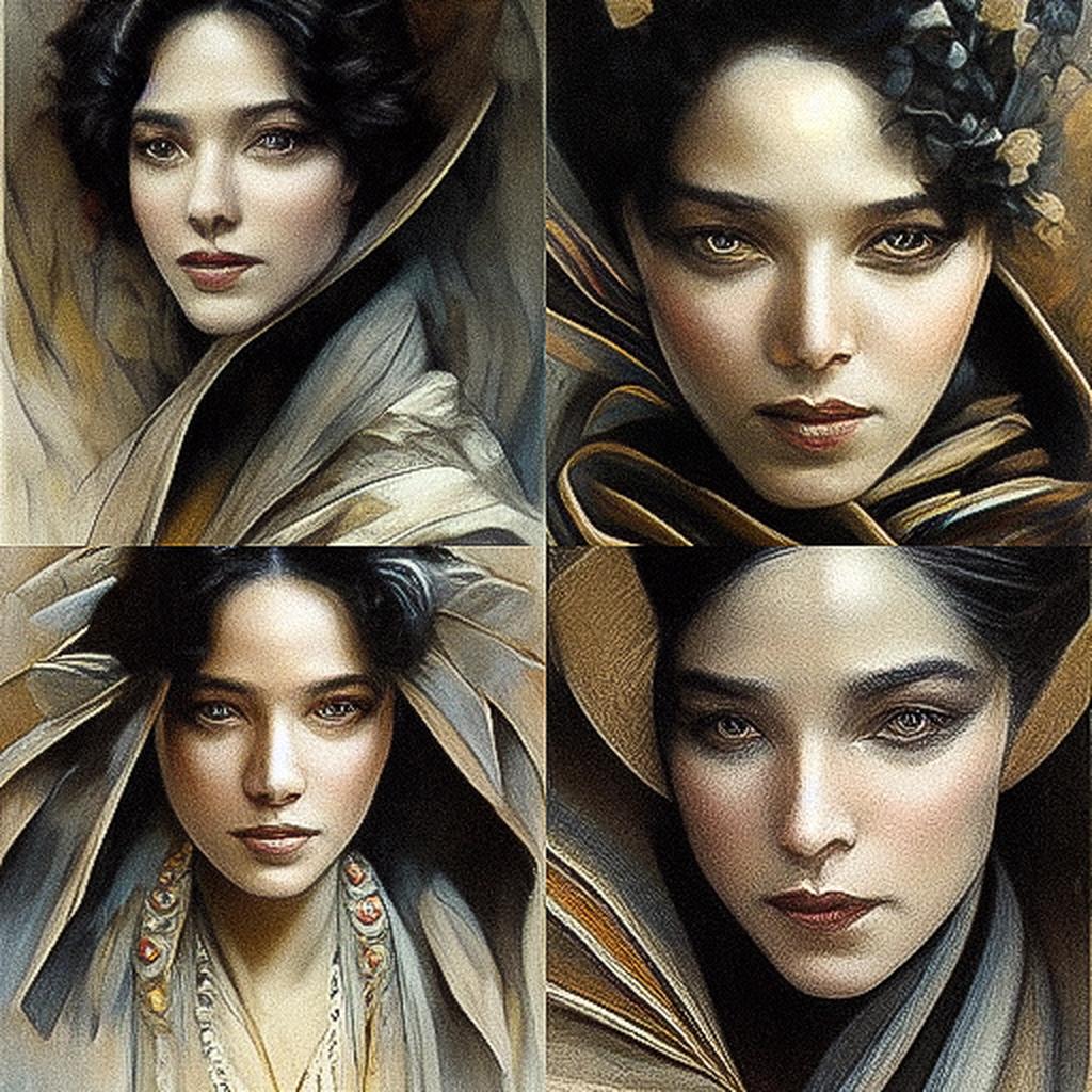 Lee Bogle style, Midjourney V3, render 1 of 4