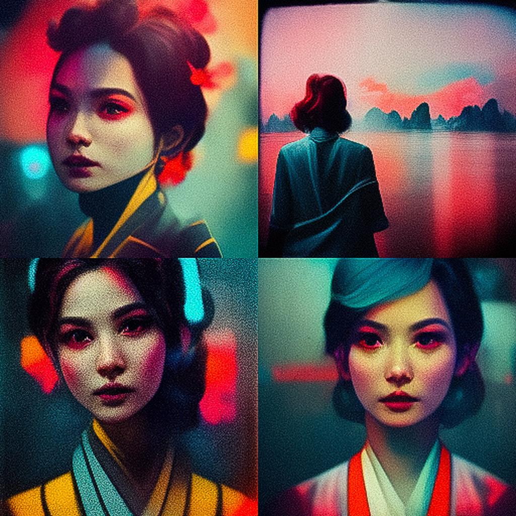 Liam Wong style, Midjourney V3, render 1 of 4