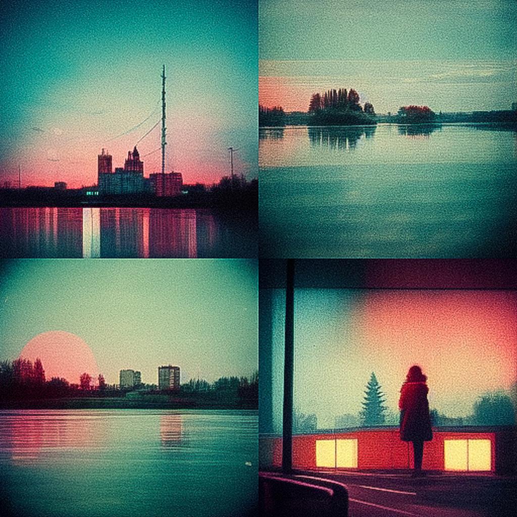Lo-fi photography style, Midjourney V3, render 1 of 4
