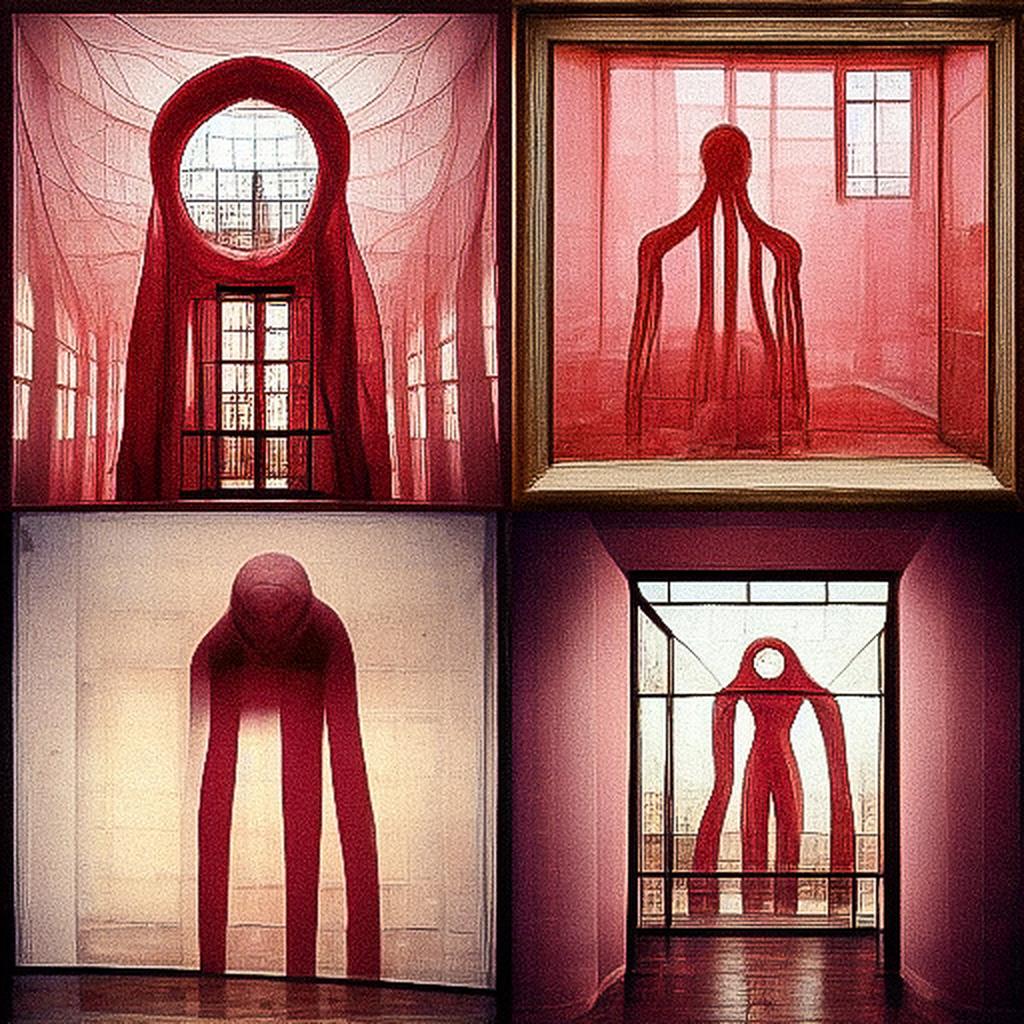 Louise Bourgeois style, Midjourney V3, render 1 of 4