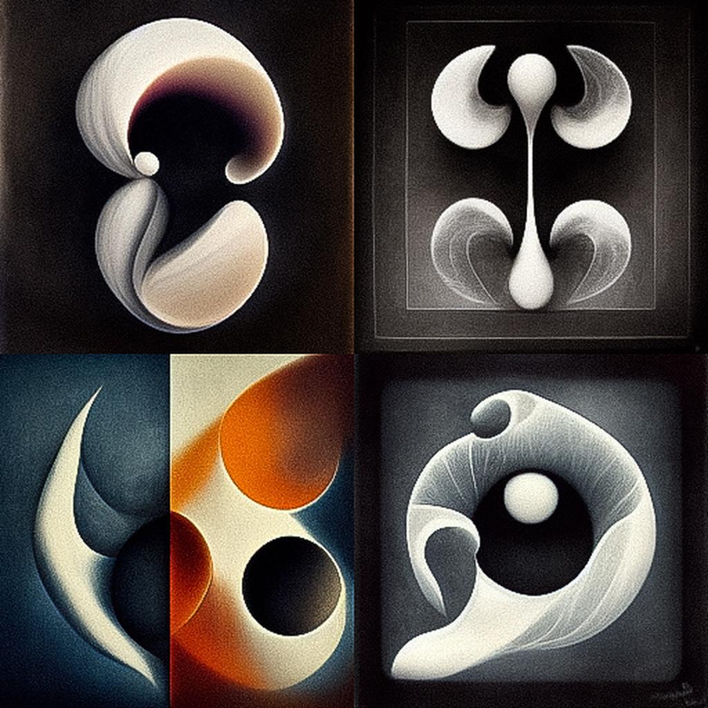 Luminogram style, Midjourney V3, render 1 of 4