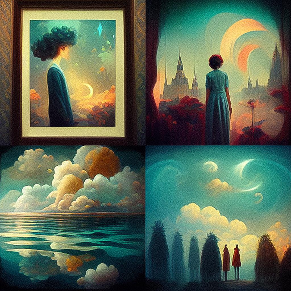 Magic realism style, Midjourney V3, render 1 of 4