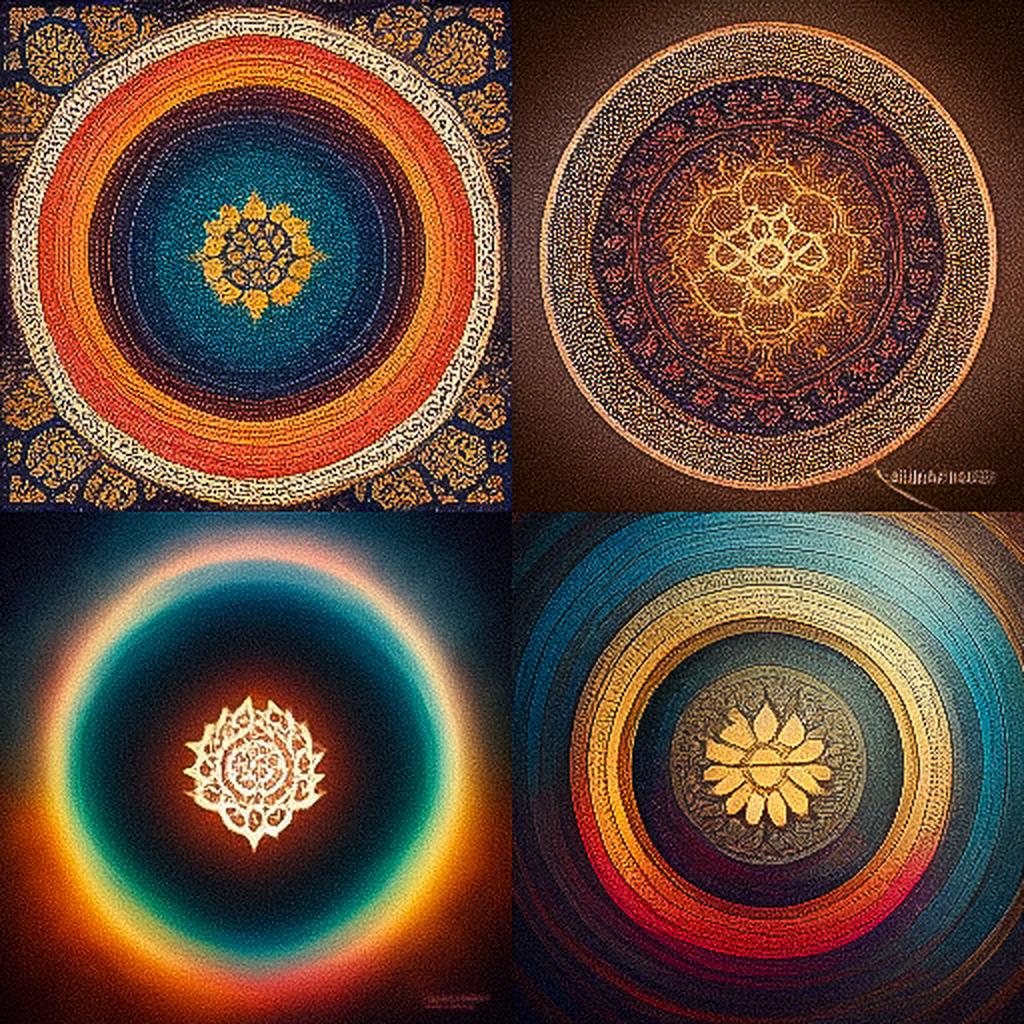Mandala style, Midjourney V3, render 1 of 4