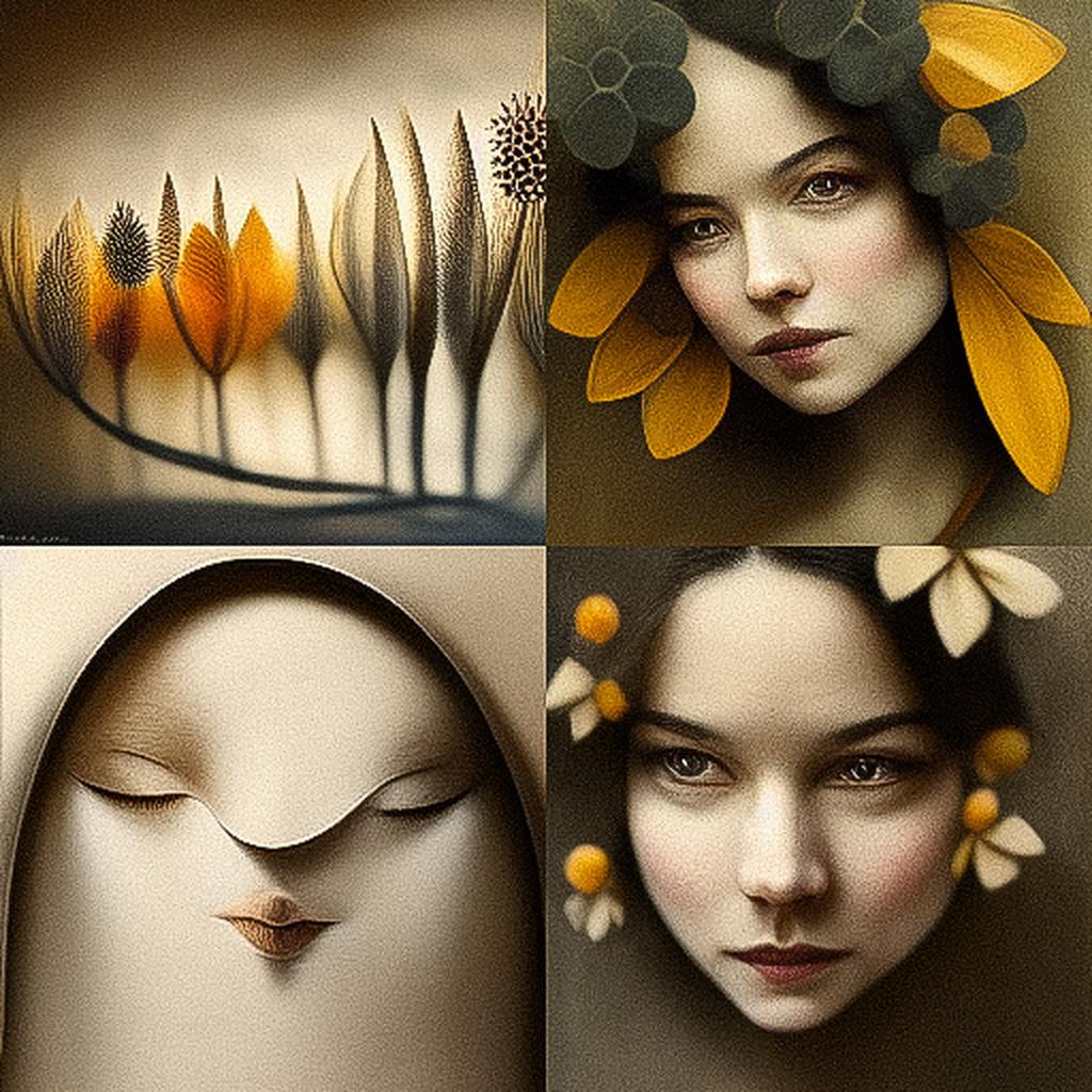 Mandy Disher style, Midjourney V3, render 1 of 4
