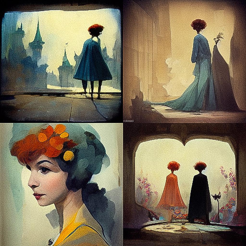 Marc Davis style, Midjourney V3, render 1 of 4