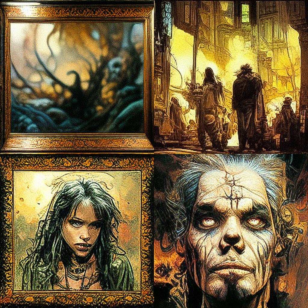 Marc Silvestri style, Midjourney V3, render 1 of 4