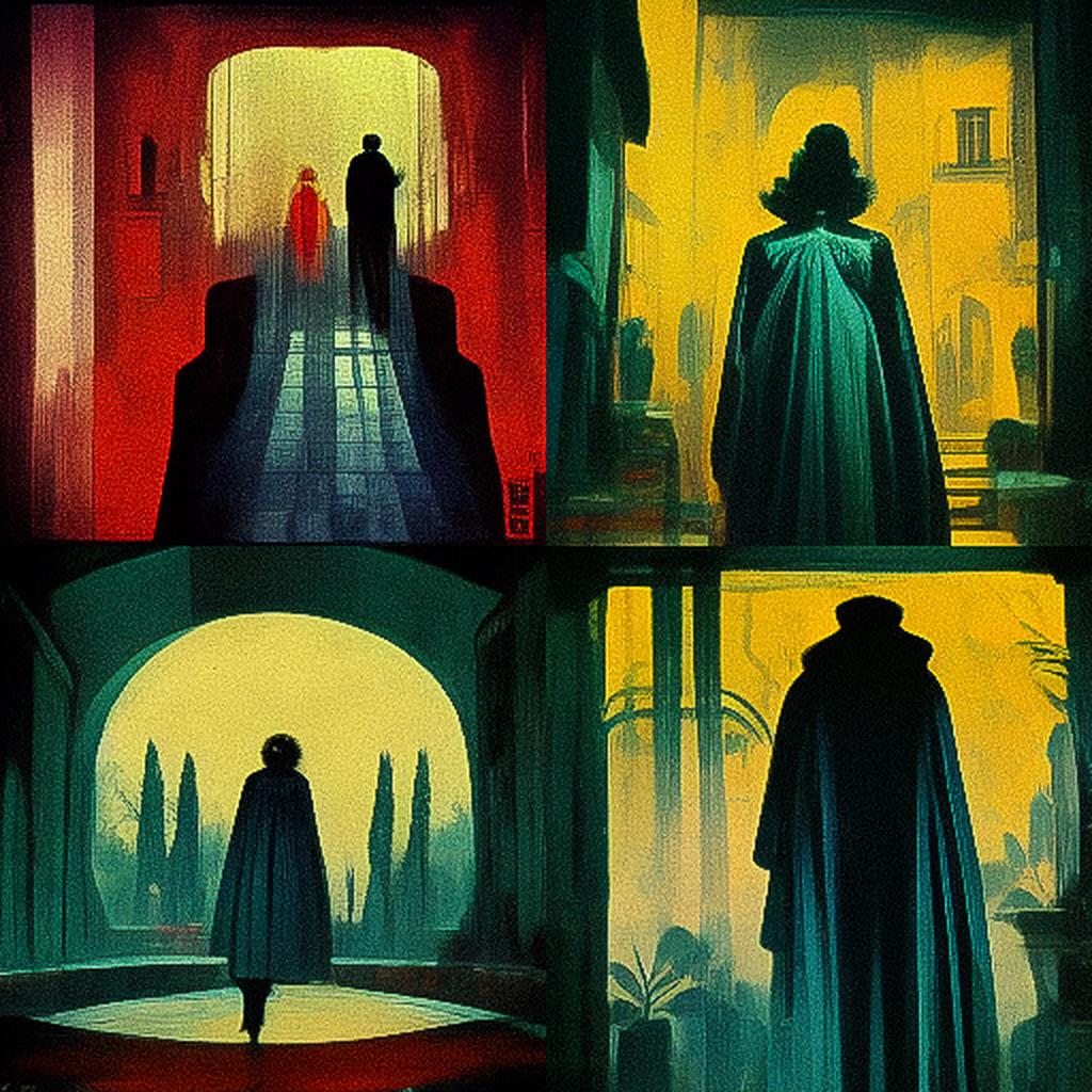 Mario Bava style, Midjourney V3, render 1 of 4