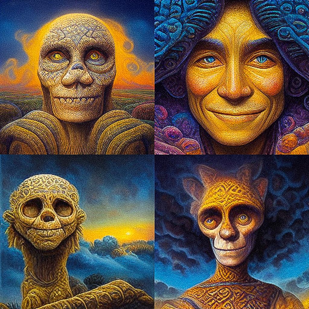 Mark Henson style, Midjourney V3, render 1 of 4