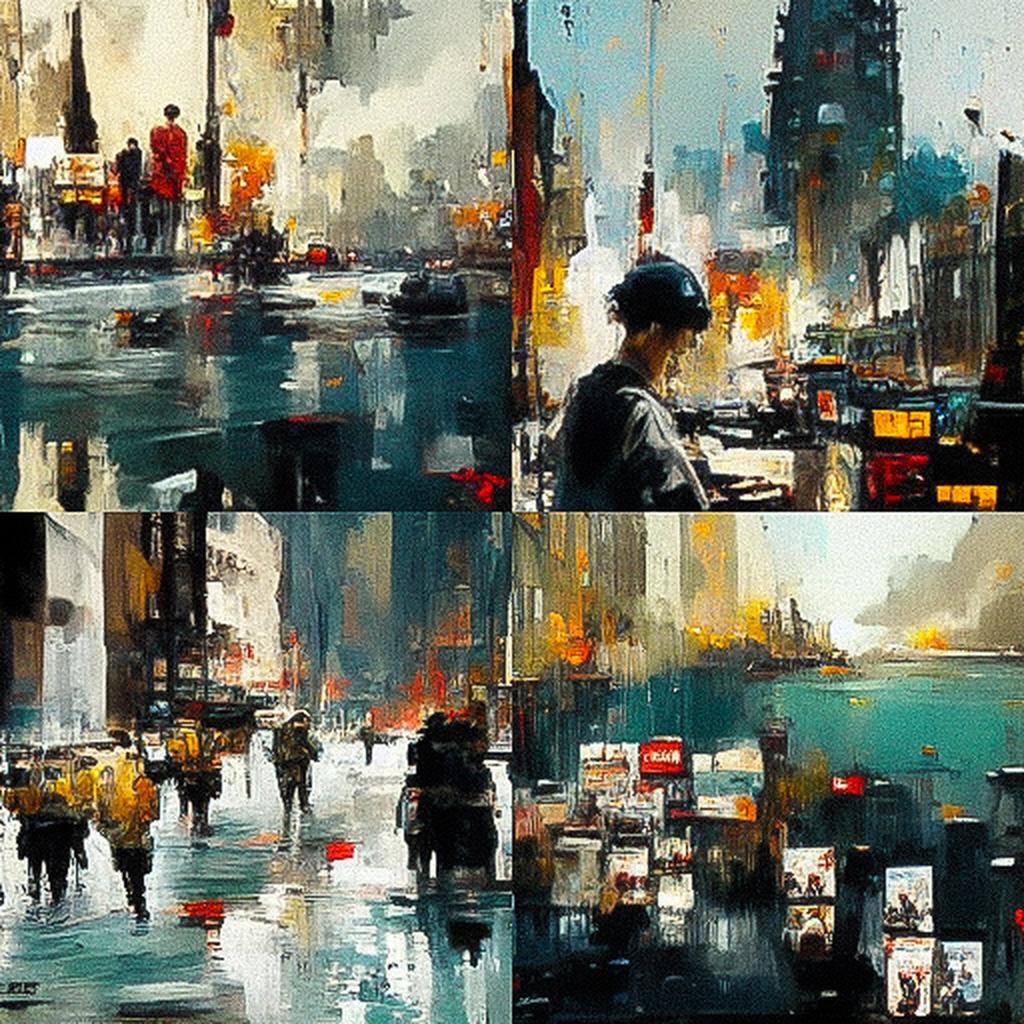 Mark Lague style, Midjourney V3, render 1 of 4