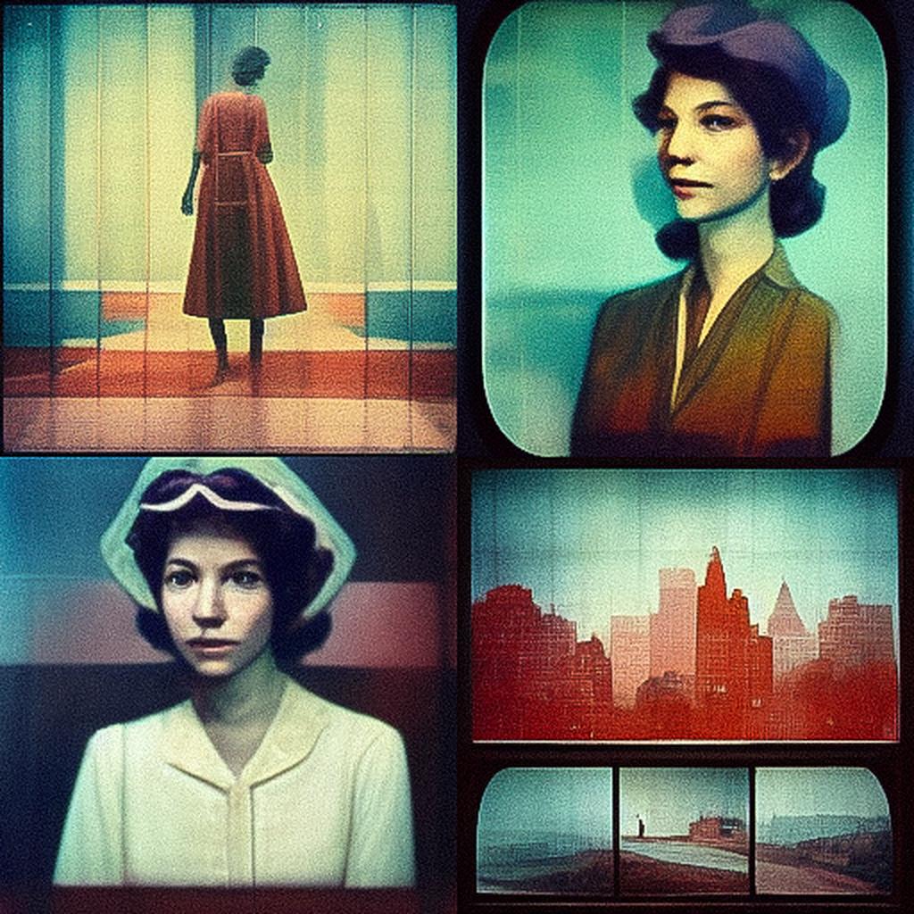 Martha Rosler style, Midjourney V3, render 1 of 4