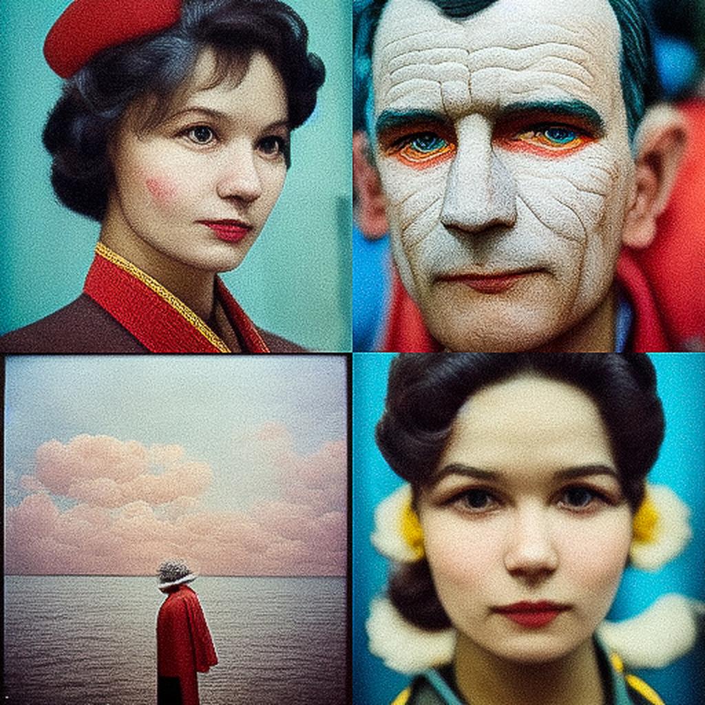 Martin Parr style, Midjourney V3, render 1 of 4