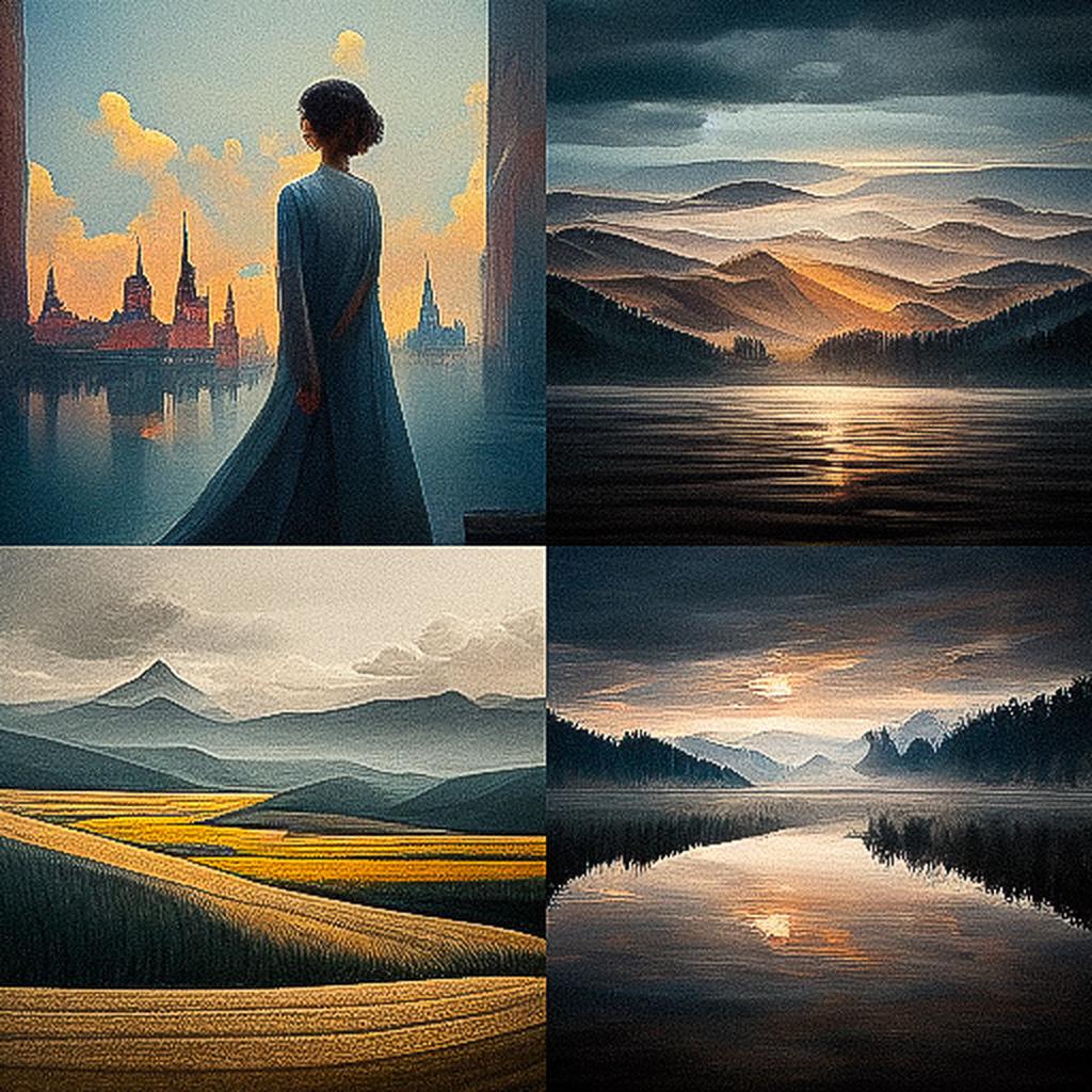 Martin Rak style, Midjourney V3, render 1 of 4