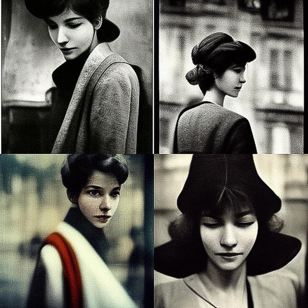 Martine Franck style, Midjourney V3, render 1 of 4