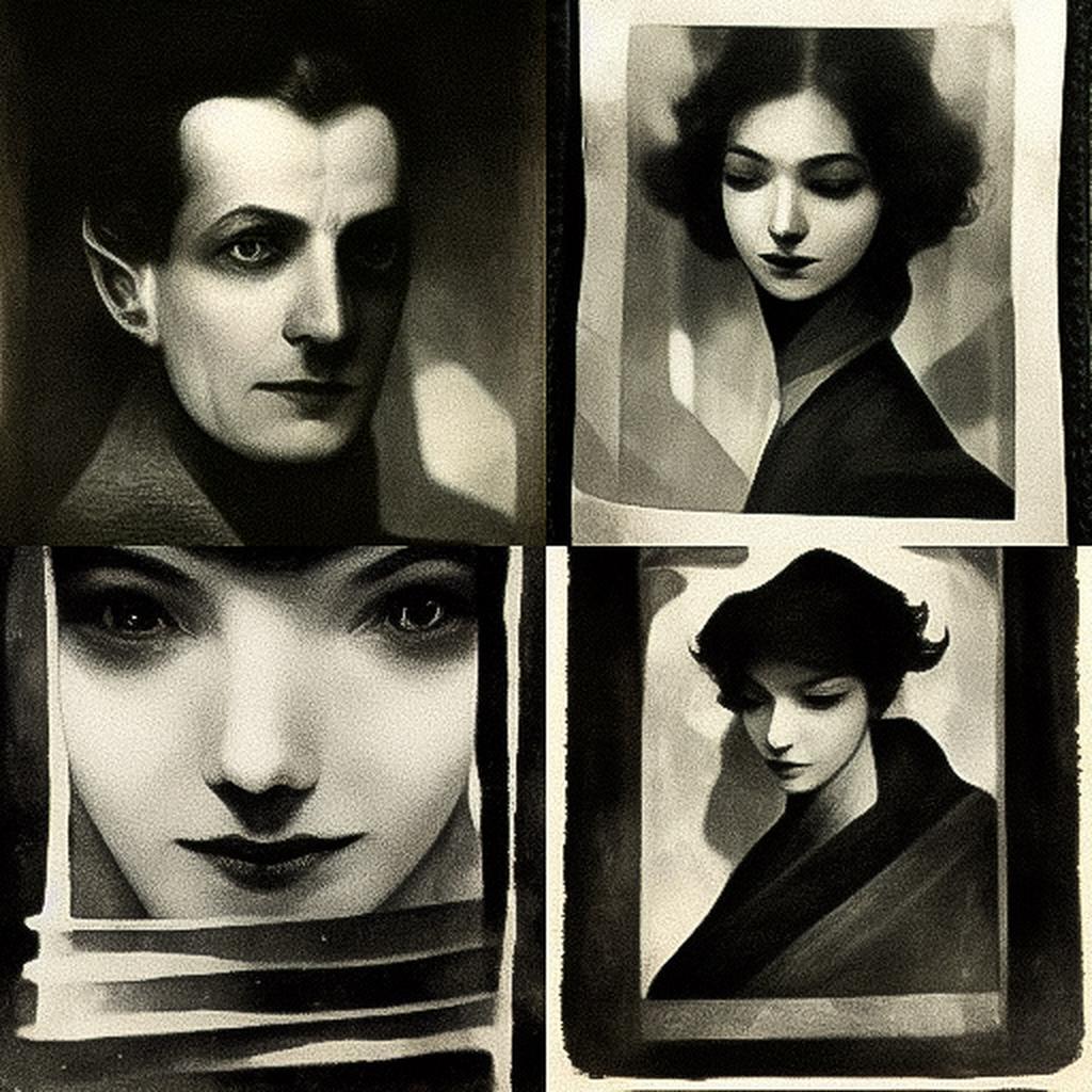Maurice Tabard style, Midjourney V3, render 1 of 4