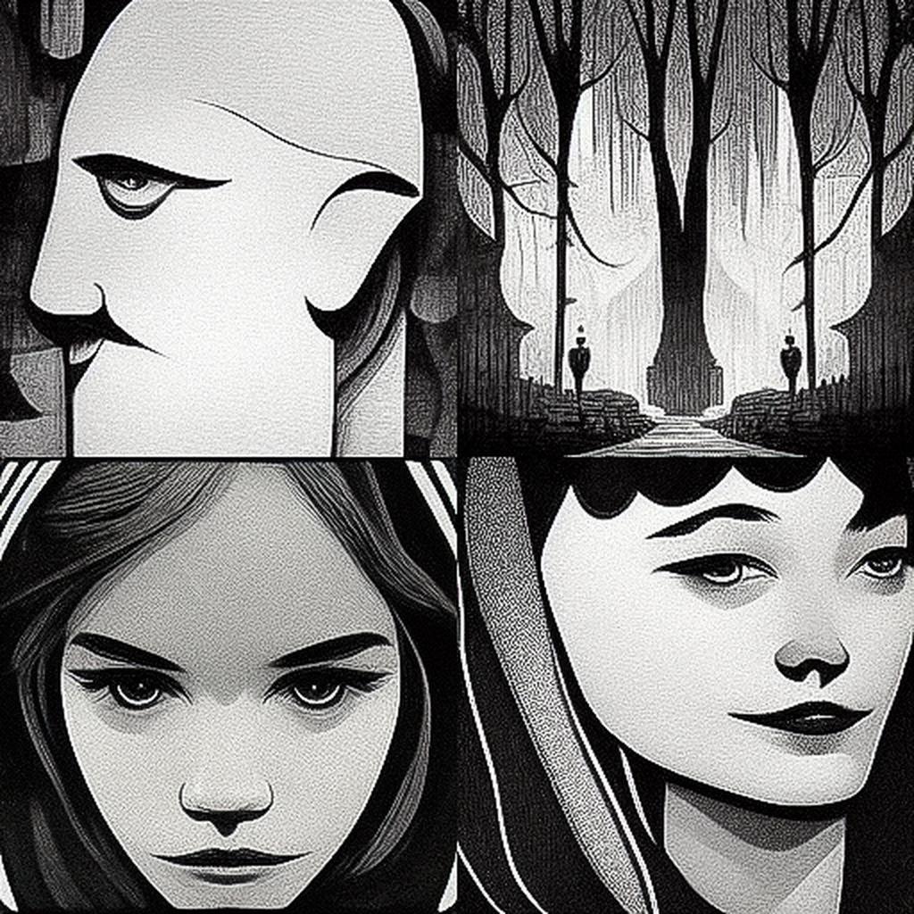 mcbess style, Midjourney V3, render 1 of 4