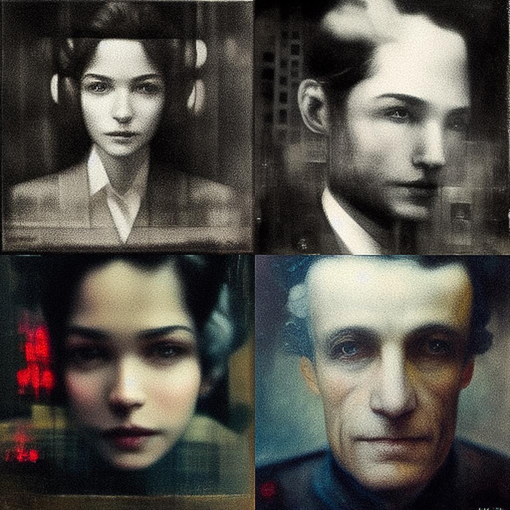 Michael Wesely style, Midjourney V3, render 1 of 4