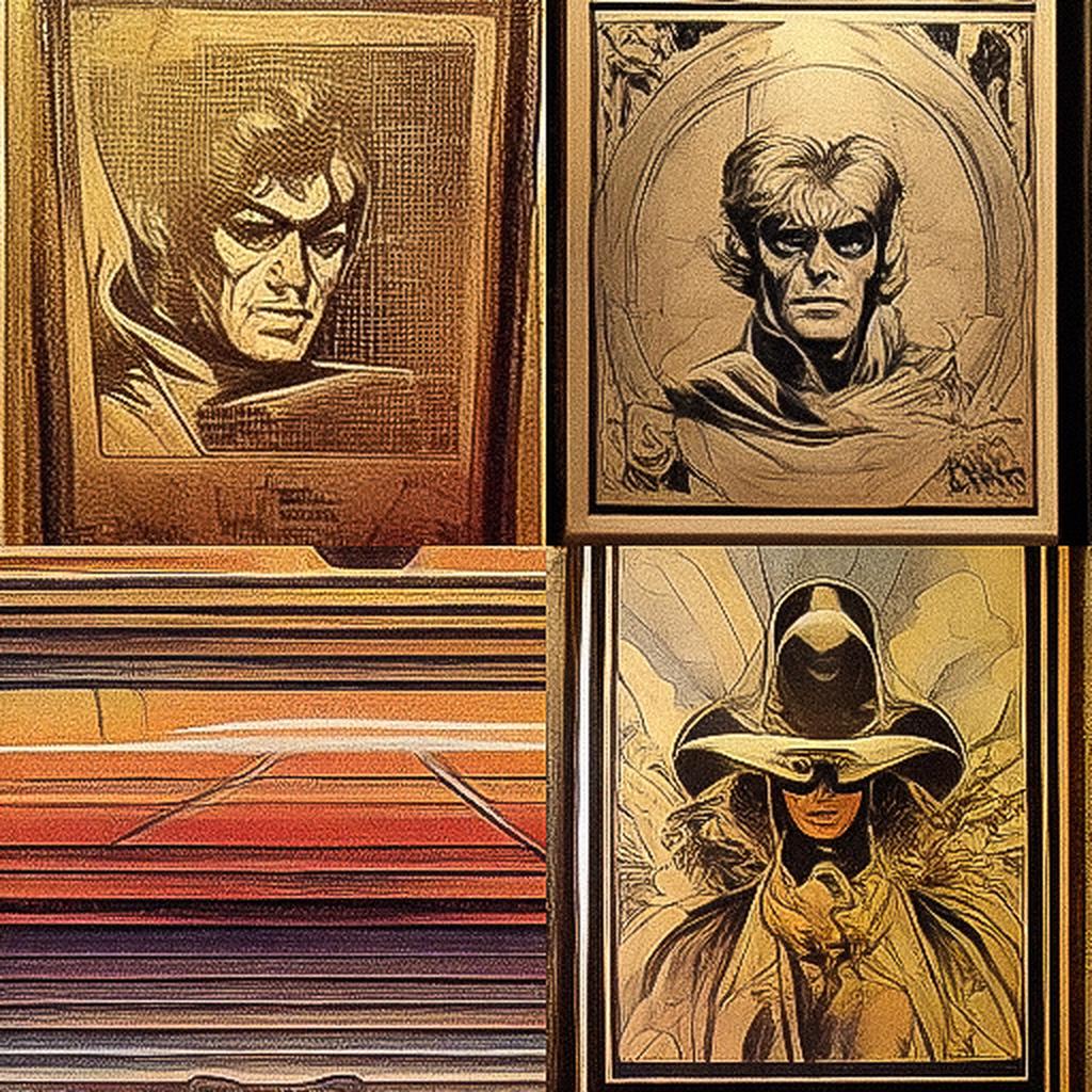 Mike Grell style, Midjourney V3, render 1 of 4
