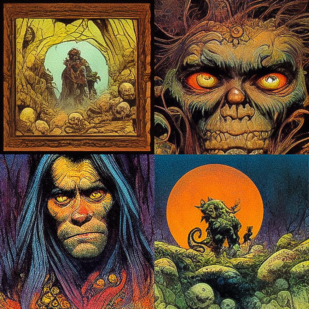 Mike Ploog style, Midjourney V3, render 1 of 4