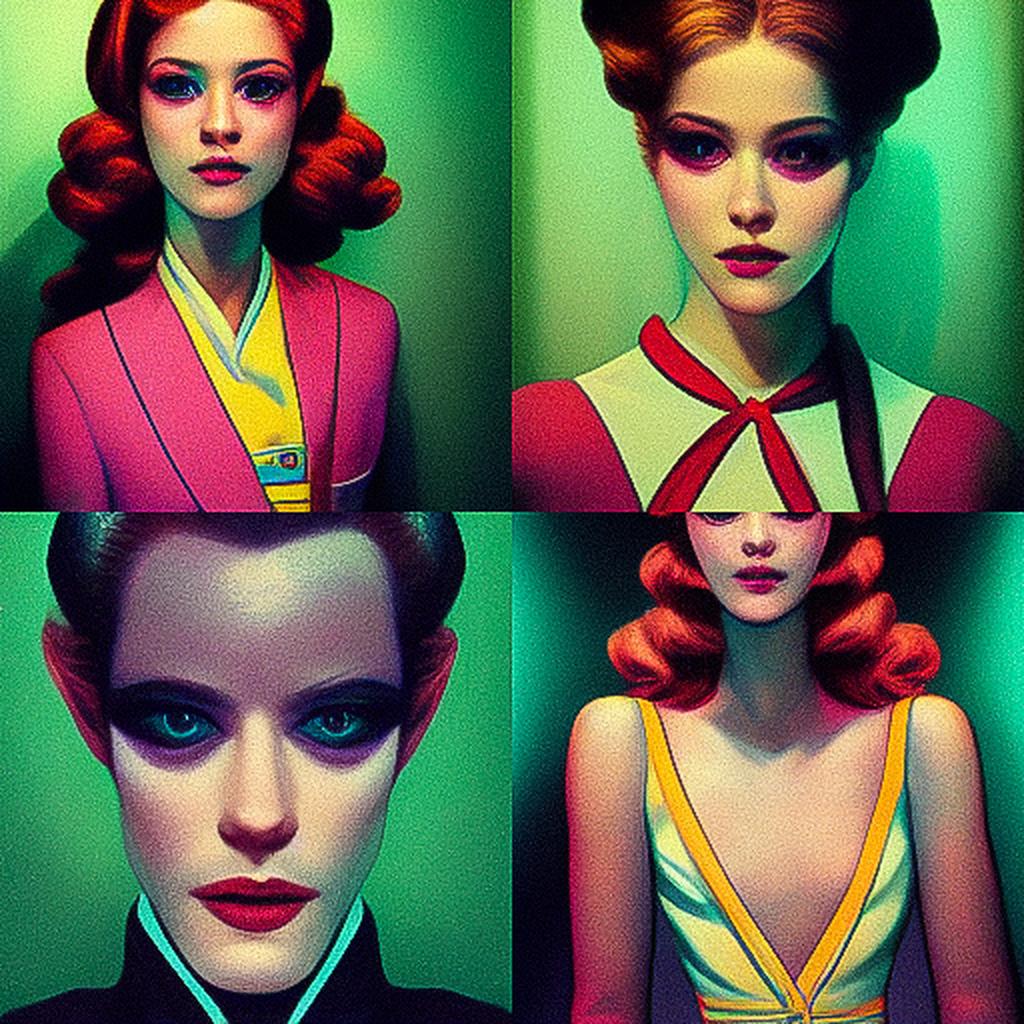 Miles Aldridge style, Midjourney V3, render 1 of 4