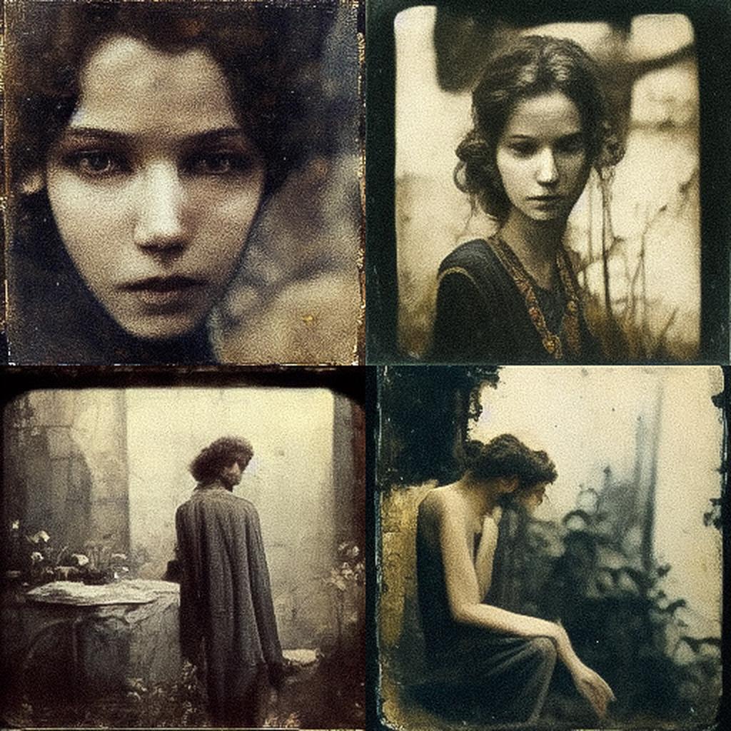Miroslav Tichy style, Midjourney V3, render 1 of 4