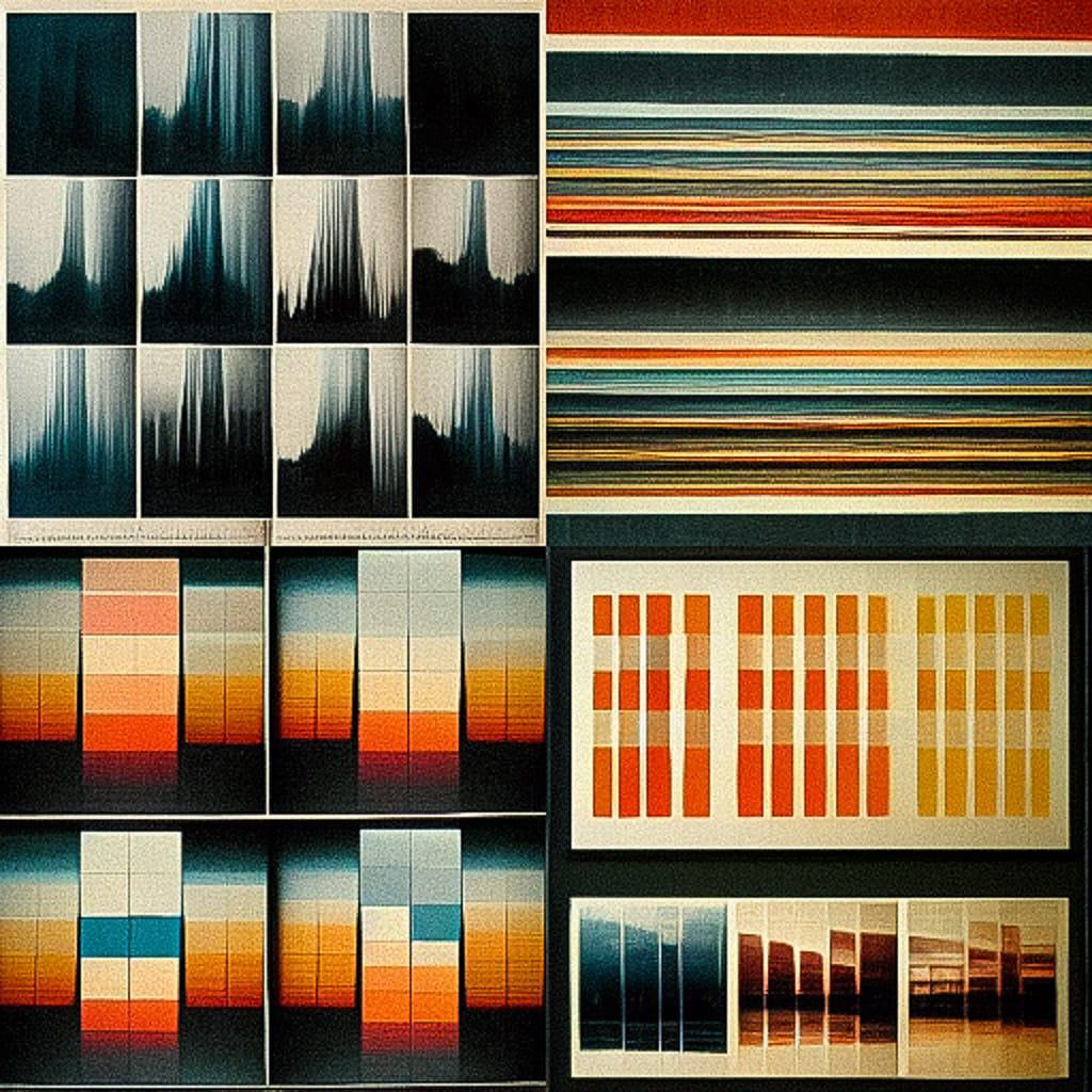 Muybridge sequence style, Midjourney V3, render 1 of 4