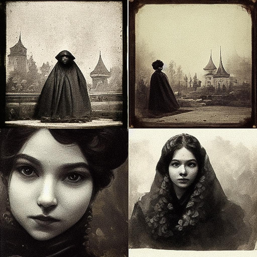 Nadar style, Midjourney V3, render 1 of 4