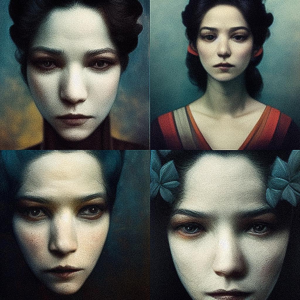 Nadav Kander style, Midjourney V3, render 1 of 4