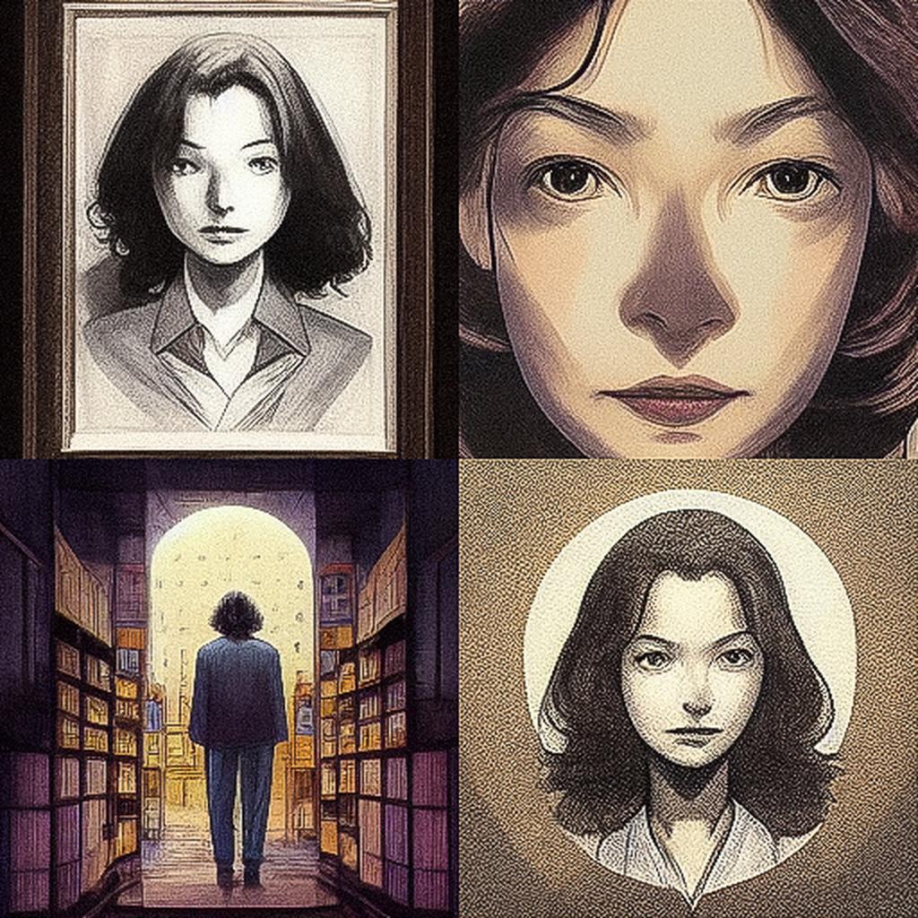 Naoki Urasawa style, Midjourney V3, render 1 of 4