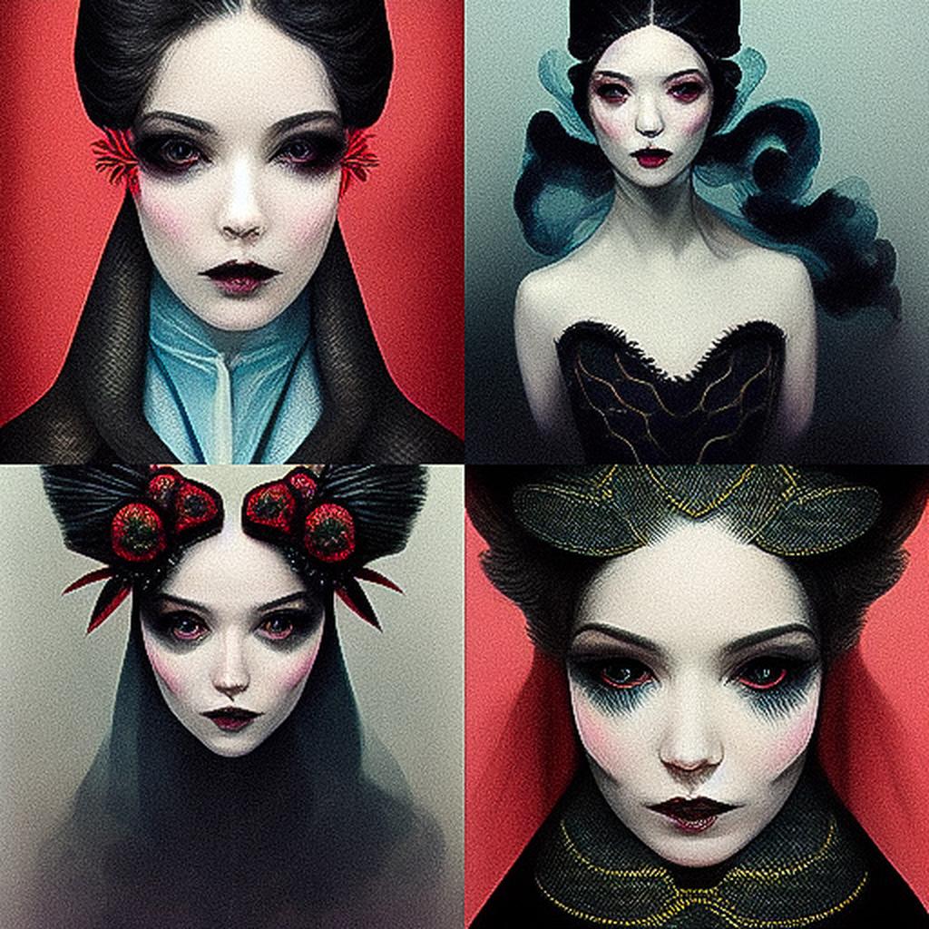 Natalie Shau style, Midjourney V3, render 1 of 4