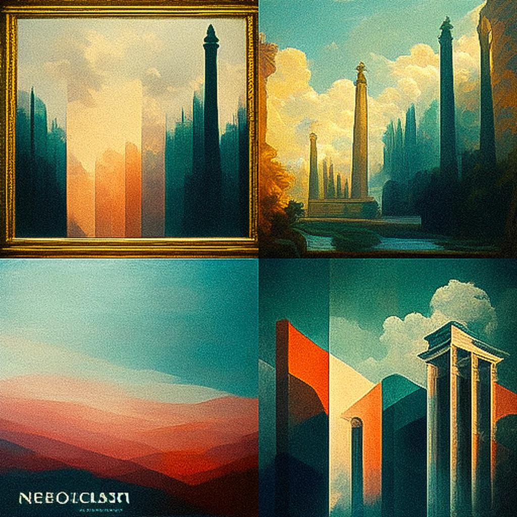 Neoclassicism style, Midjourney V3, render 1 of 4