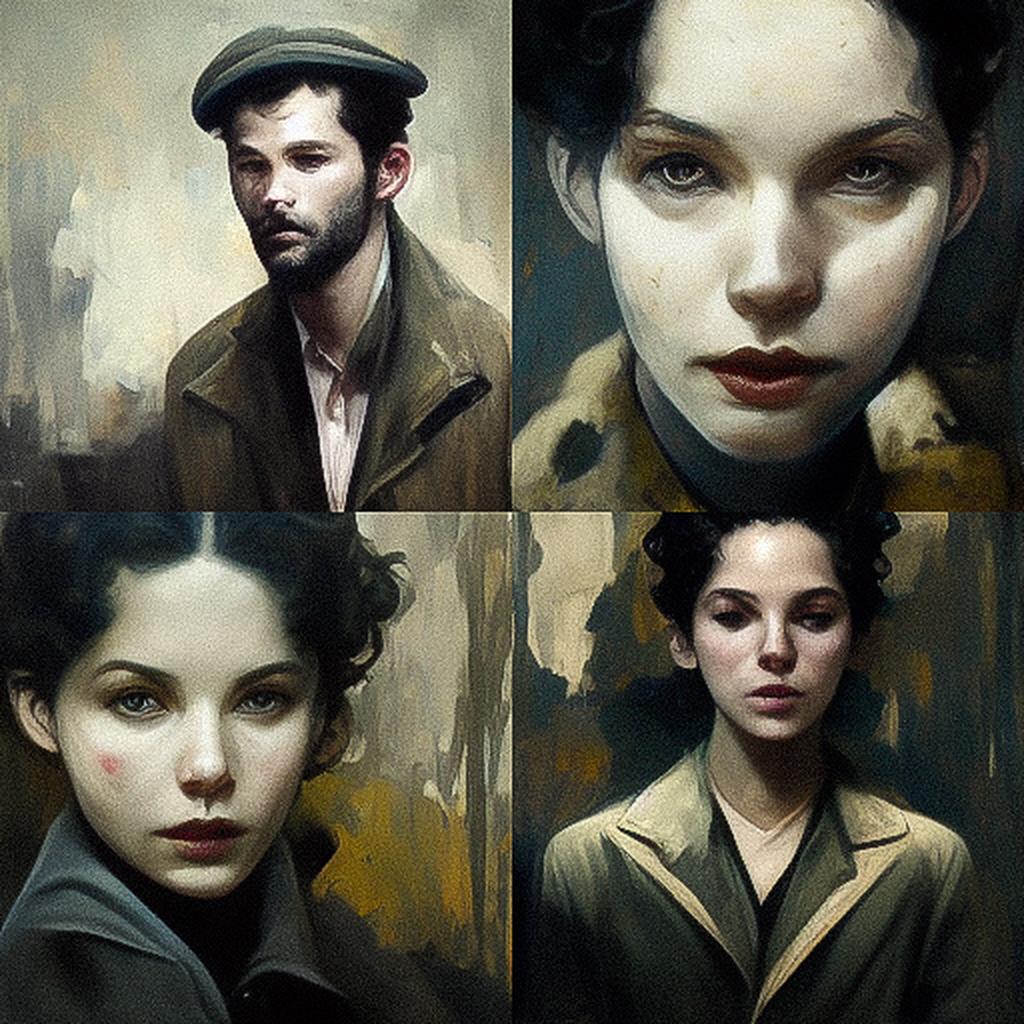 Nick Alm style, Midjourney V3, render 1 of 4