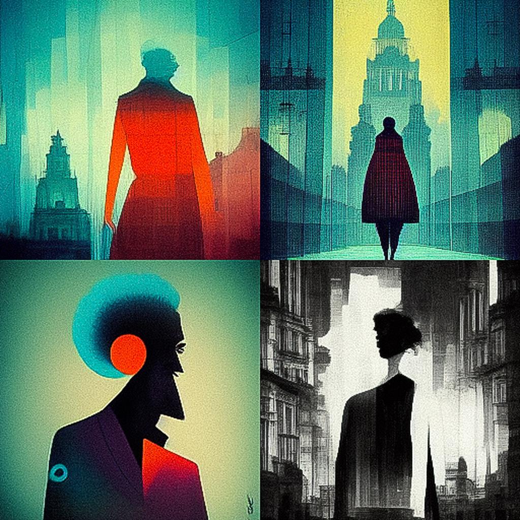 Nick Walker style, Midjourney V3, render 1 of 4