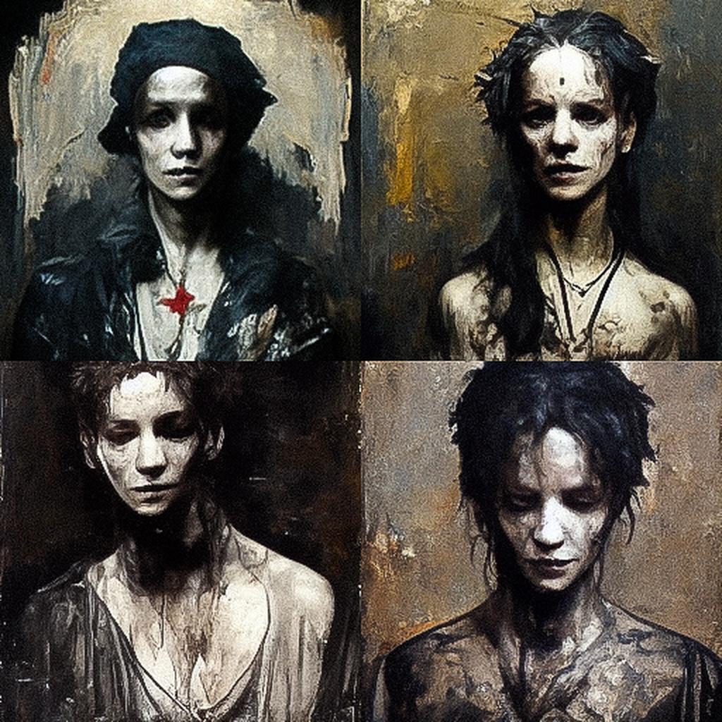 Nicola Samori style, Midjourney V3, render 1 of 4
