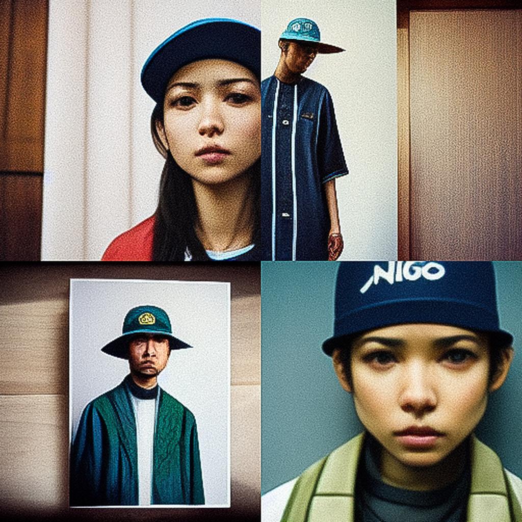 Nigo style, Midjourney V3, render 1 of 4