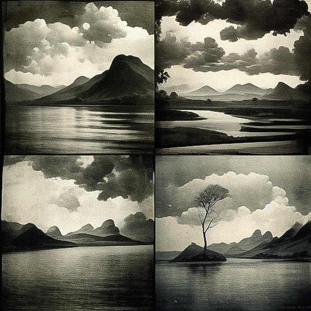 Olive Cotton style, Midjourney V3, render 1 of 4