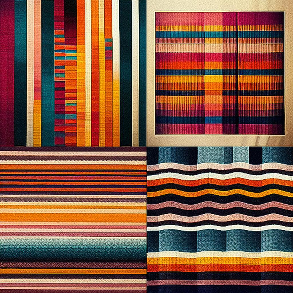 Ottavio Missoni style, Midjourney V3, render 1 of 4