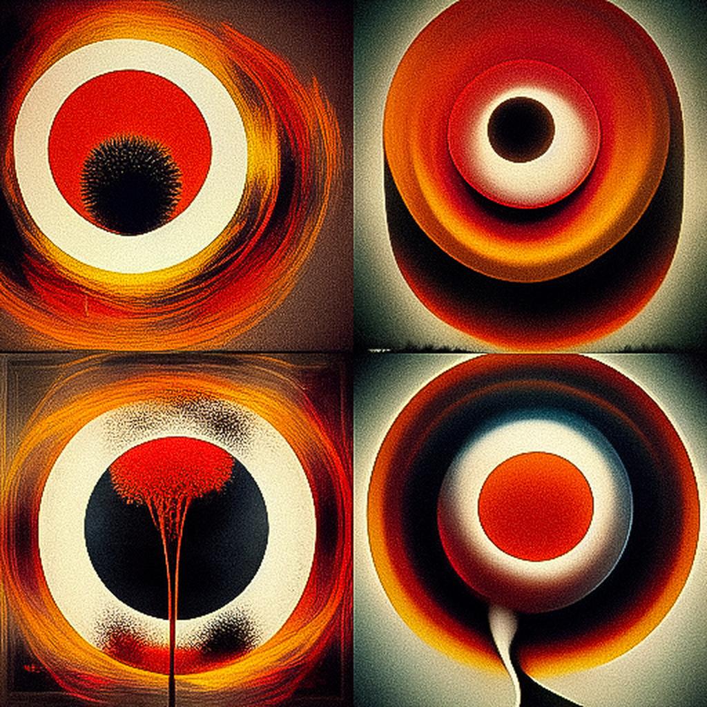 Otto Piene style, Midjourney V3, render 1 of 4