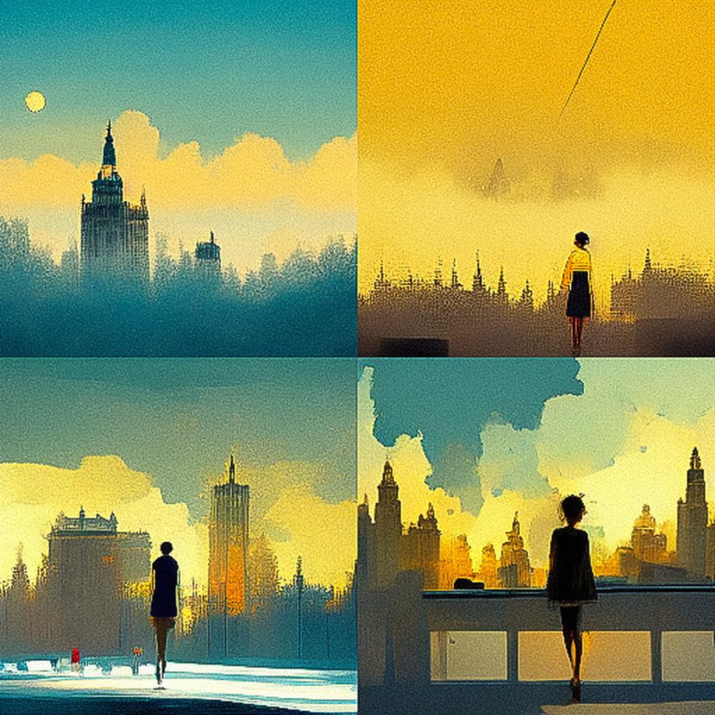 Pascal Campion style, Midjourney V3, render 1 of 4