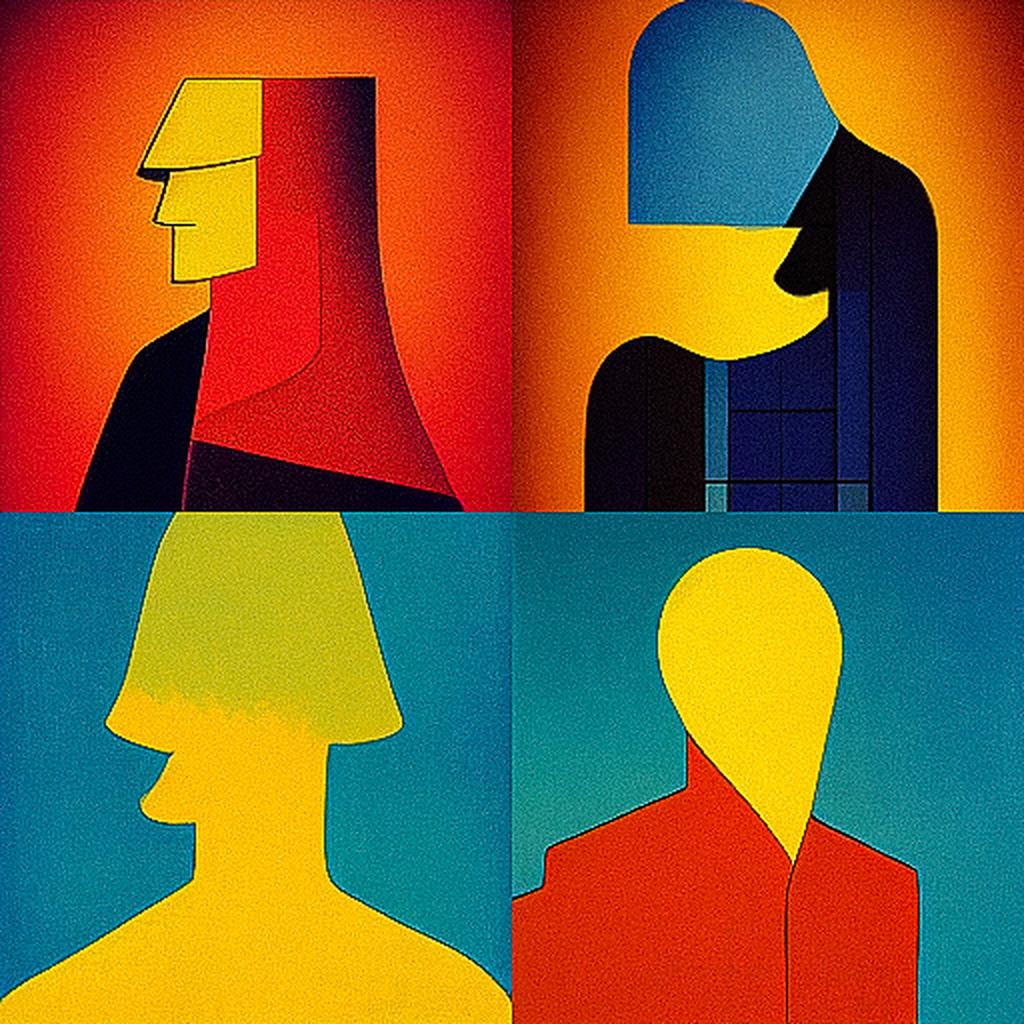 Patrick Caulfield style, Midjourney V3, render 1 of 4