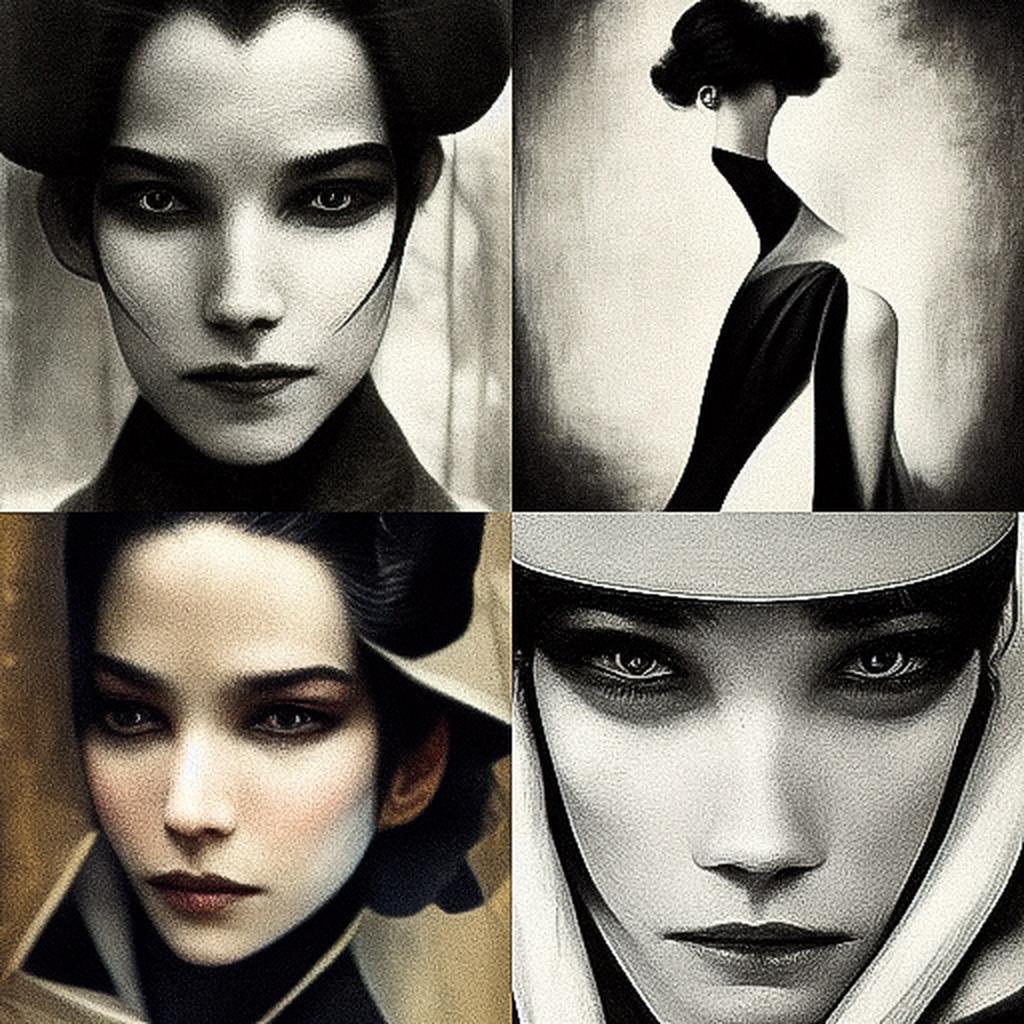 Patrick Demarchelier style, Midjourney V3, render 1 of 4