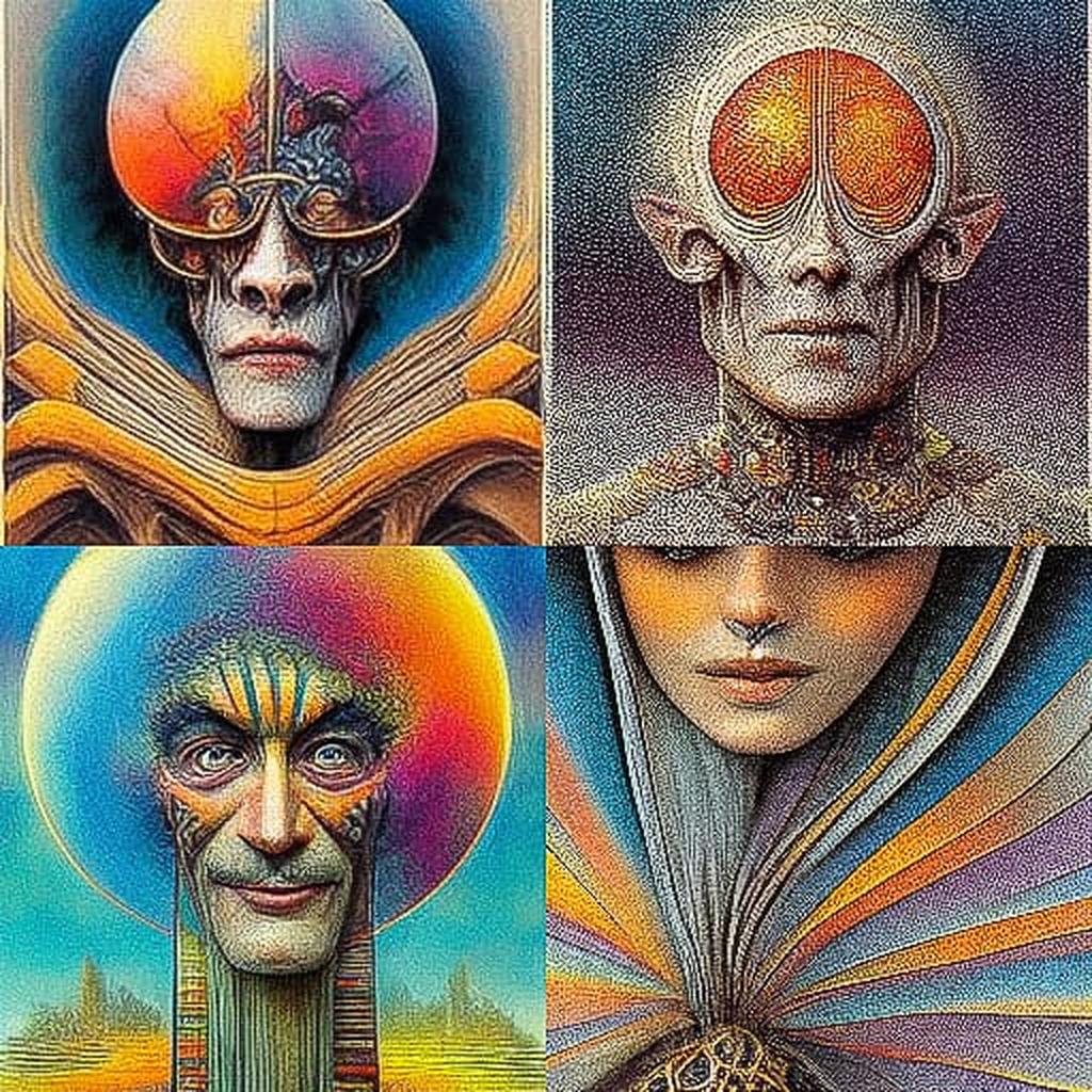 Patrick Woodroffe style, Midjourney V3, render 1 of 4