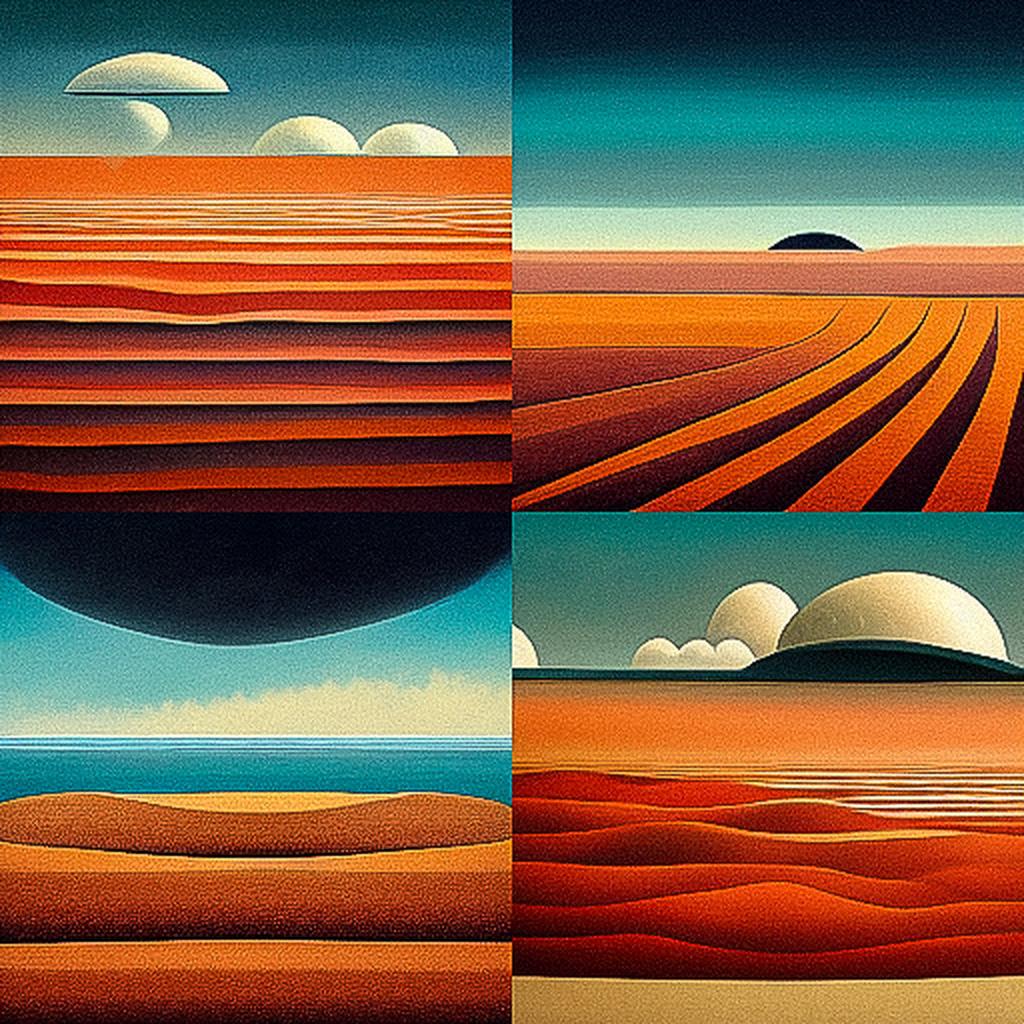 Paul Corfield style, Midjourney V3, render 1 of 4