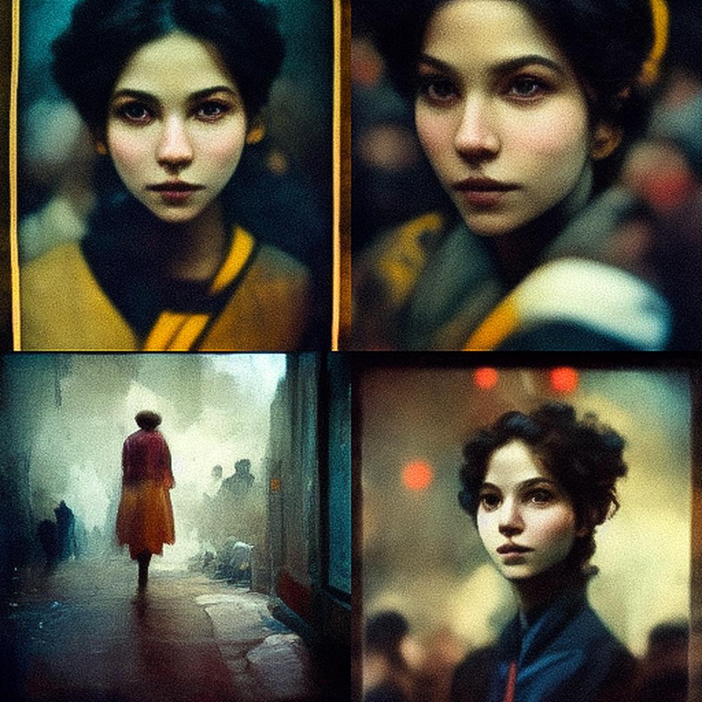 Paul Fusco style, Midjourney V3, render 1 of 4