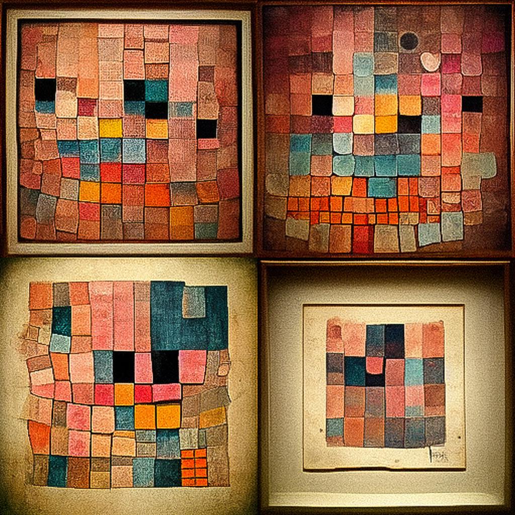 Paul Klee style, Midjourney V3, render 1 of 4