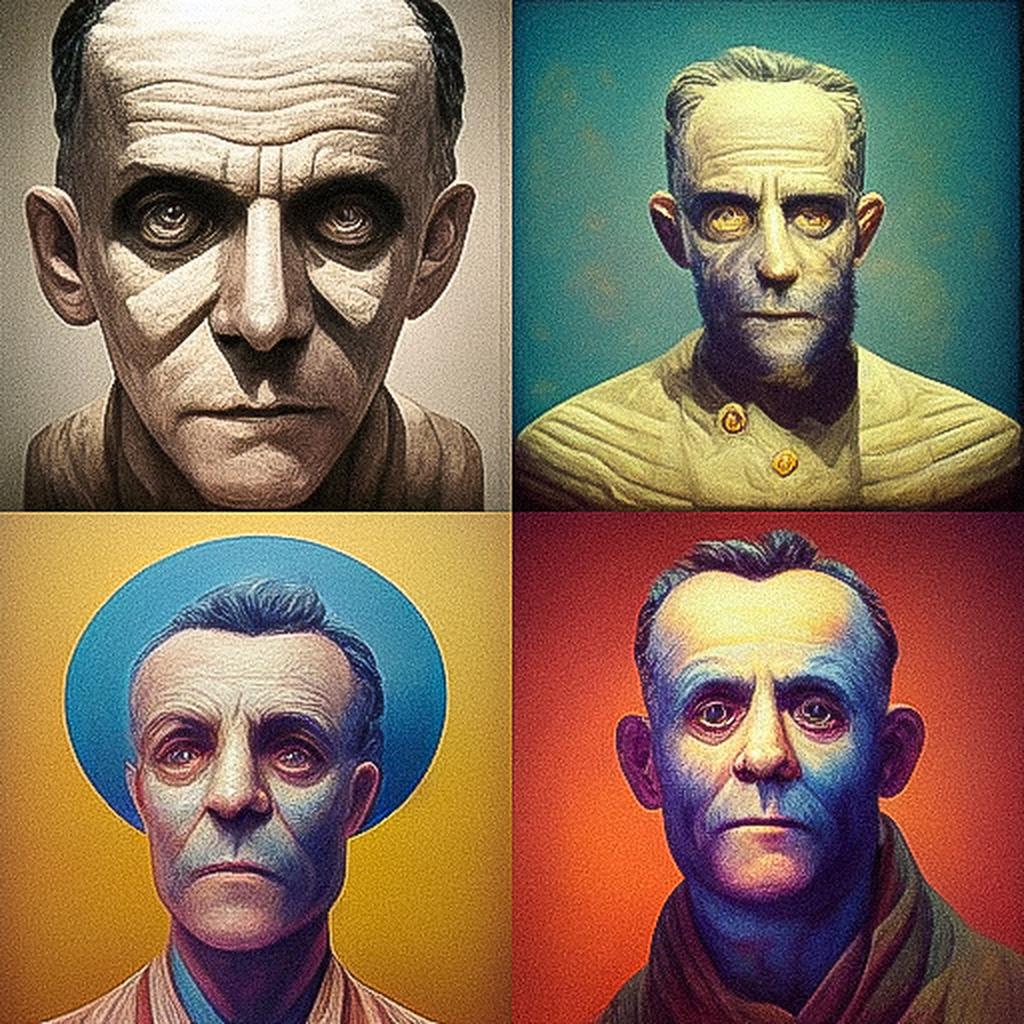 Paul McCarthy style, Midjourney V3, render 1 of 4